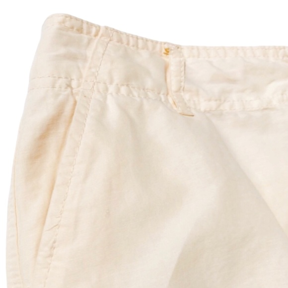 Gap Utility Cargo Skirt, Cream Linen Blend, Size 6 - Picture 10 of 13